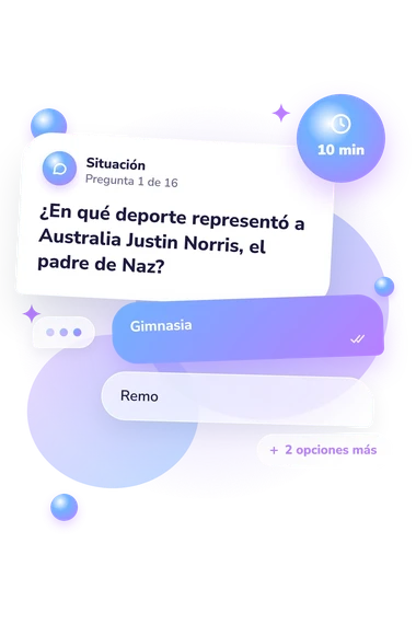 Test cuestionario sobre Naz Norris: situación y respuestas