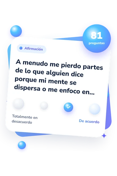 Test autoevaluación de rasgos neurodivergentes: escala de acuerdo