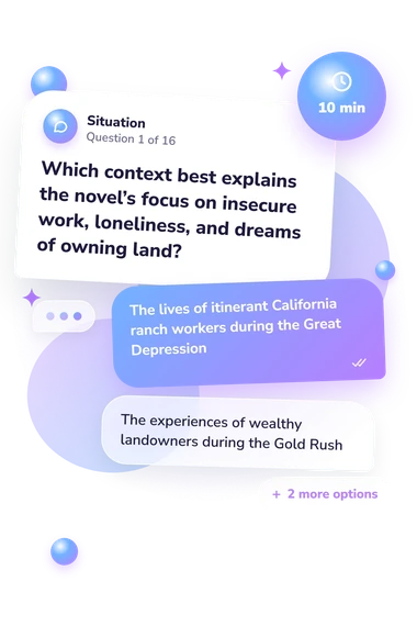 Of Mice and Men: situation and reply bubbles
