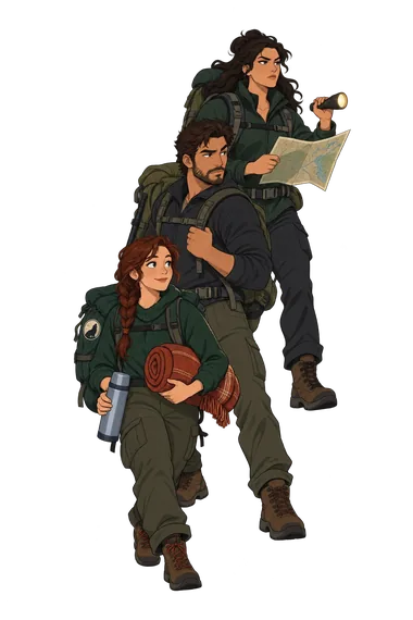 Omegaverse Quiz: alpha leads the pack's night hike