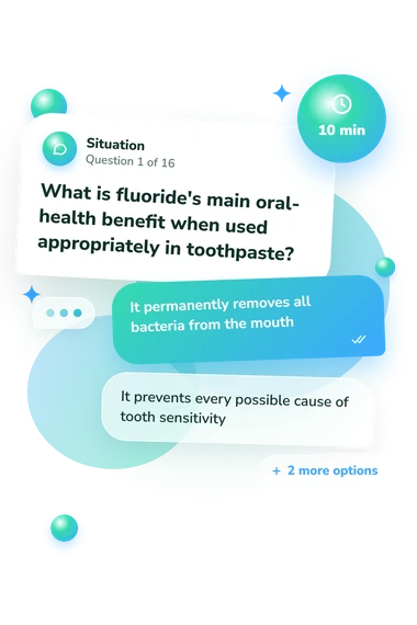 Oral Quiz: situation and reply bubbles