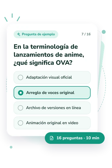 Quiz: ¿Otaku o weeaboo?: pregunta y respuestas Quiz: ¿Otaku o weeaboo?: tarjeta con pregunta
