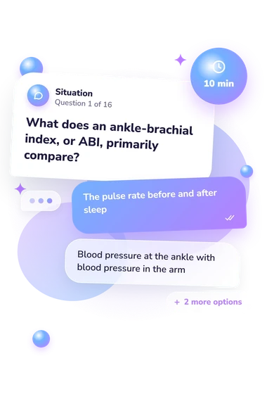 PAD Quiz: situation and reply bubbles