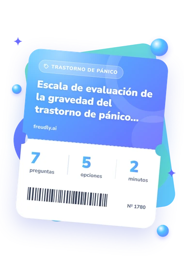 Test escala de evaluación: billete del test