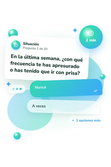 Test escala de estrés percibido: situación y respuestas