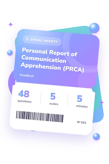 Personal Report of Communication: test ticket with numbers