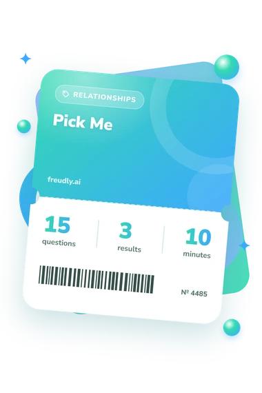 Pick Me Quiz: test ticket with numbers