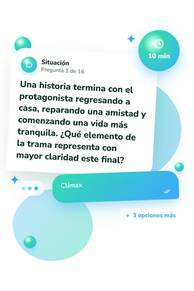 Test cuestionario sobre los elementos: situación y respuestas