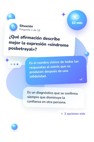 Test cuestionario sobre el síndrome: situación y respuestas