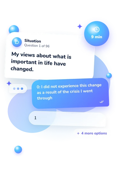 Posttraumatic Growth and Devaluation: what would you do Posttraumatic Growth and Devaluation: situation and reply bubbles