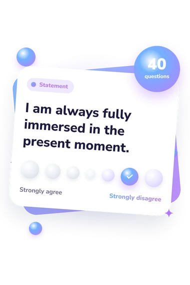 Present Moment Awareness Scale: from disagree to agree Present Moment Awareness Scale (PMAQ): agreement scale card