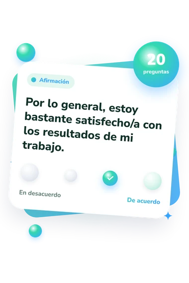 Test escala de perfeccionismo profesional: escala de acuerdo