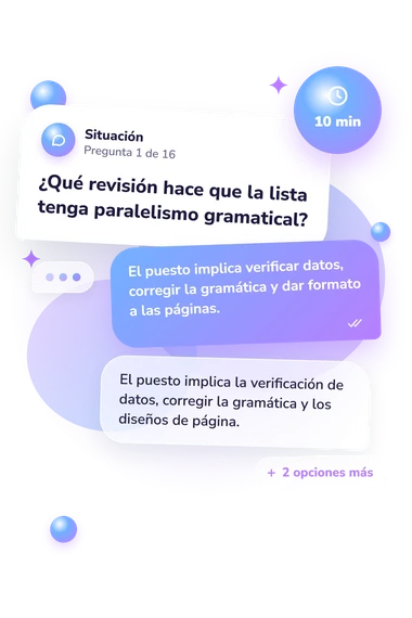 Test cuestionario de corrección: situación y respuestas