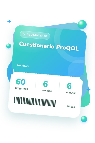 Test cuestionario ProQOL: preguntas, escalas y minutos Test cuestionario ProQOL: billete del test