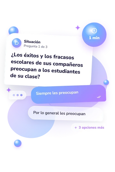 Test clima psicológico del grupo: qué harías tú Test clima psicológico del grupo: situación y respuestas