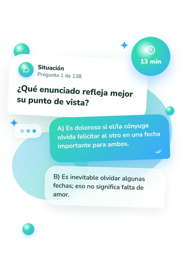 Test distancia psicológica: situación y respuestas