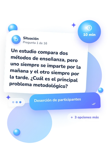 Test cuestionario sobre métodos: situación y respuestas