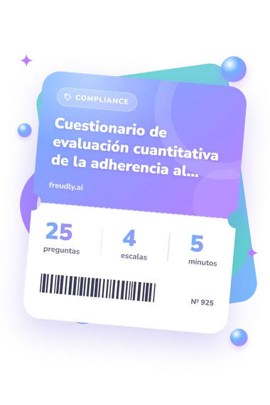 Test cuestionario de evaluación cuantitativa: billete del test
