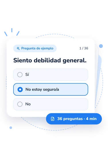 Test cuestionario para la evaluación: pregunta y respuestas Test cuestionario para la evaluación: tarjeta con pregunta