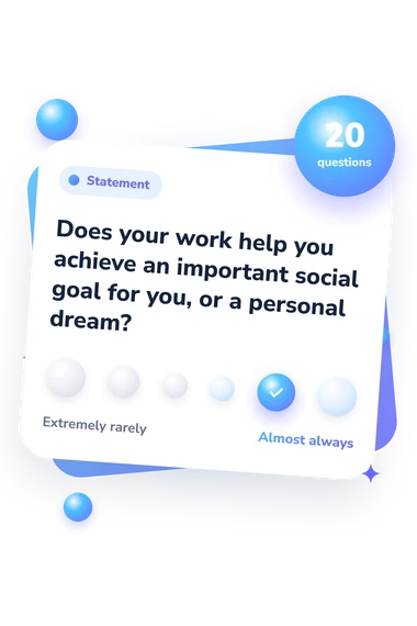 Follower Type Questionnaire Test: from disagree to agree Follower Type Questionnaire Test: agreement scale card