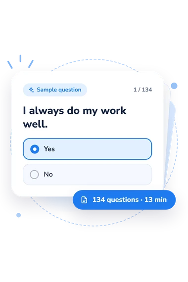 Responsibility Symptom Complex Diagnostic Questionnaire: sample question card