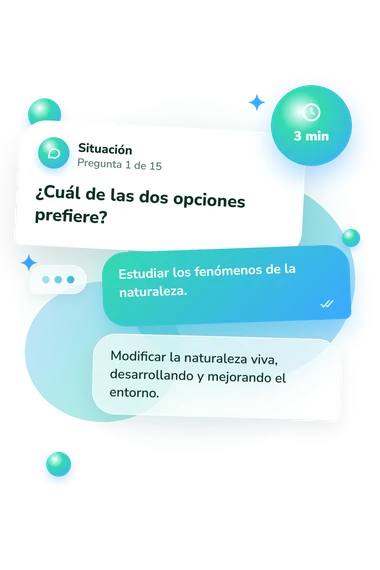Test cuestionario para identificar: situación y respuestas