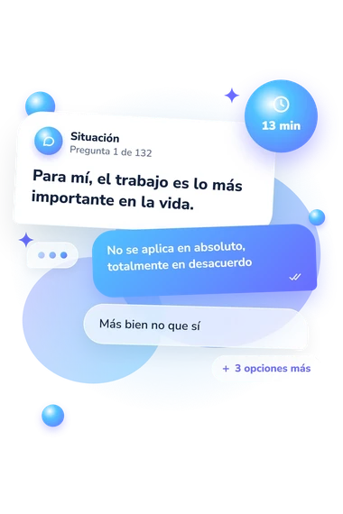 Test cuestionario sobre comportamiento: situación y respuestas
