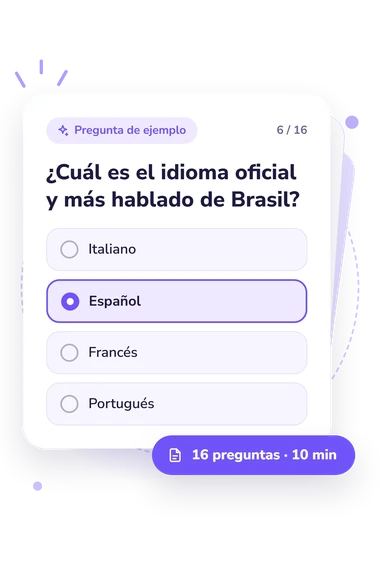 Test preguntas y respuestas: pregunta y respuestas Test preguntas y respuestas: tarjeta con pregunta