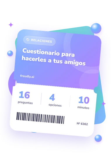 Test cuestionario para hacerles: preguntas, opciones y minutos Test cuestionario para hacerles: billete del test