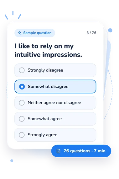 Rational-Experiential Inventory (REI) Test: answers to choose from Rational-Experiential Inventory (REI) Test: sample question card