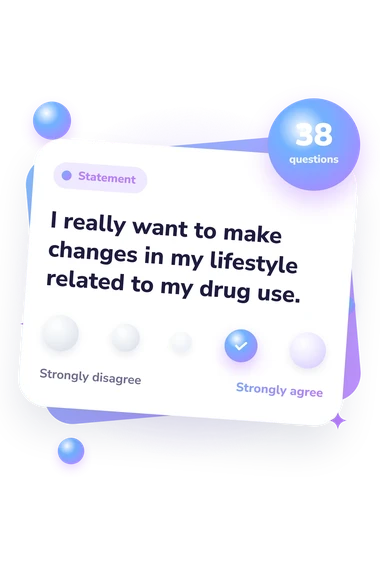 Stages of Change Readiness: from disagree to agree Stages of Change Readiness: agreement scale card