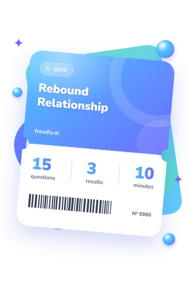 Rebound Relationship Quiz: test ticket with numbers