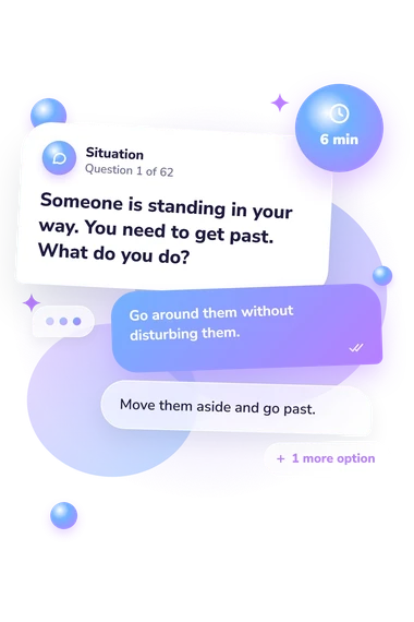 Reflection on Life Experiences: what would you do Reflection on Life Experiences: situation and reply bubbles