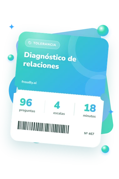 Test diagnóstico de relaciones: billete del test