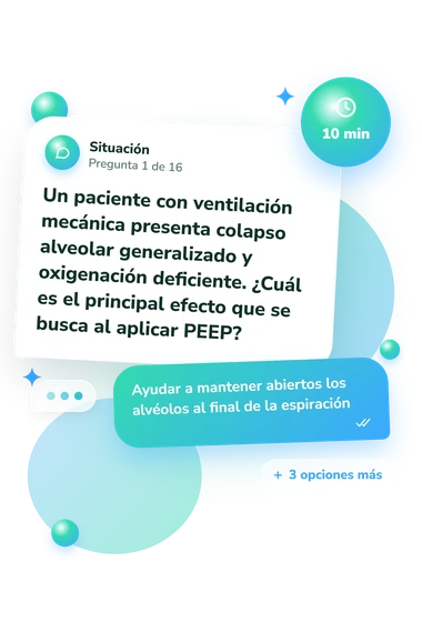 Test cuestionario de terapia respiratoria: situación y respuestas