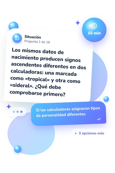 Test cuestionario sobre el signo: situación y respuestas
