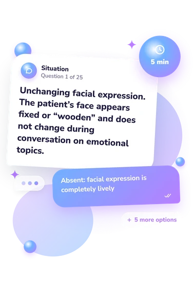 Scale for the Assessment: what would you do Scale for the Assessment: situation and reply bubbles