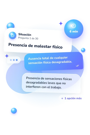 Test escala de tensión nerviosa: situación y respuestas