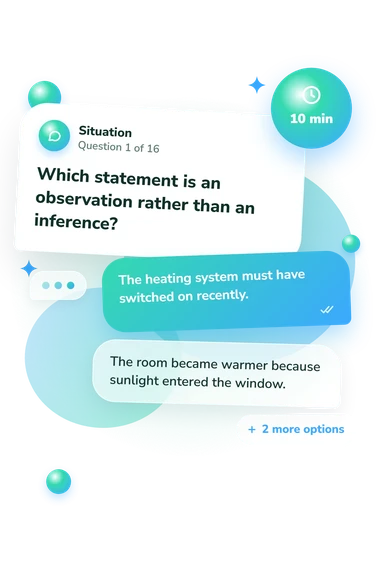 Scientific Method Quiz: what would you do Scientific Method Quiz: situation and reply bubbles