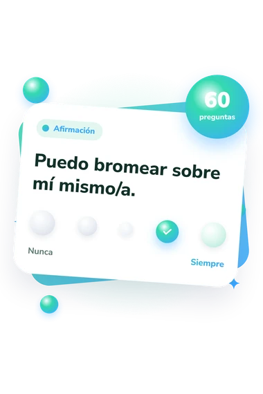 Test de autoevaluación: del desacuerdo al acuerdo Test de autoevaluación: escala de acuerdo