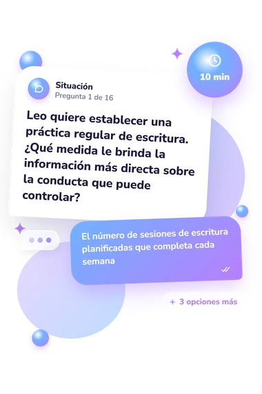 Test cuestionario de superación personal: situación y respuestas