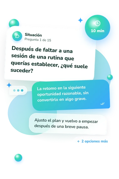 Test cuestionario sobre autosabotaje: qué harías tú Test cuestionario sobre autosabotaje: situación y respuestas