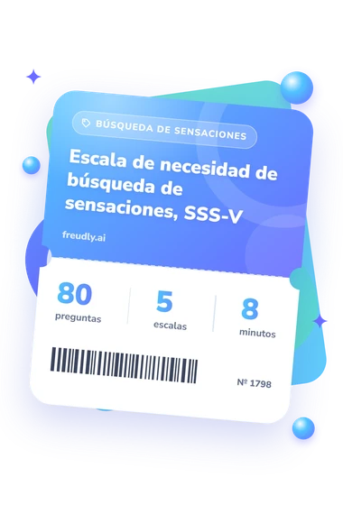 Test escala de necesidad: billete del test