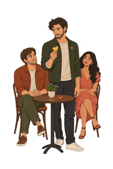 Test cuestionario de exploración: diversidad compartida Test cuestionario de exploración: tres personas reunidas