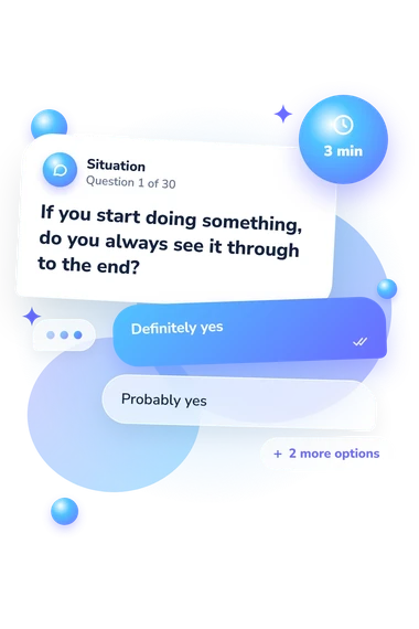 Short Impulsivity Questionnaire (IMP-15): situation and reply bubbles