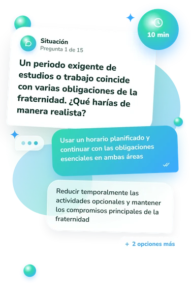 Test cuestionario: ¿Debería unirme: qué harías tú Test cuestionario: ¿Debería unirme: situación y respuestas