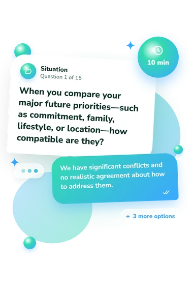Should I Stay: what would you do Should I Stay: situation and reply bubbles