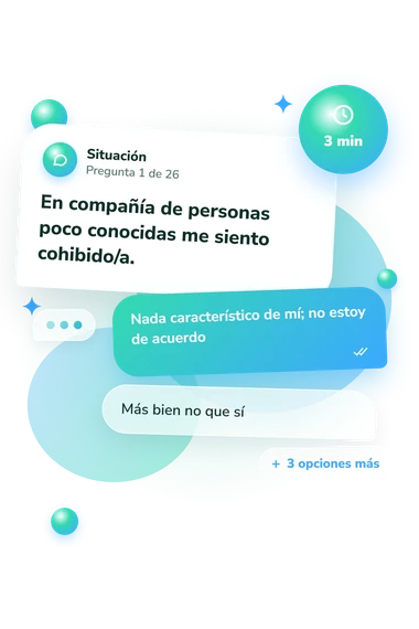 Test escala de timidez: situación y respuestas