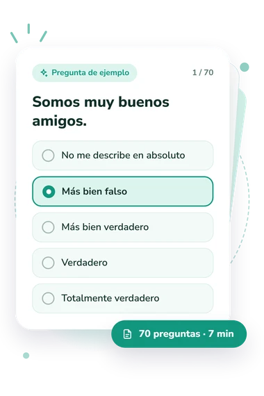 Test cuestionario para hermanos: pregunta y respuestas Test cuestionario para hermanos: tarjeta con pregunta