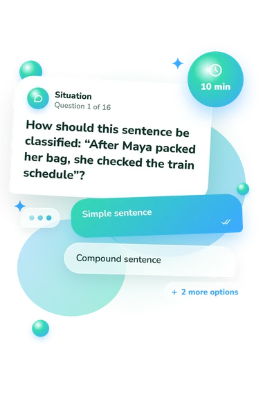 Simple Compound and Complex: what would you do Simple Compound and Complex: situation and reply bubbles